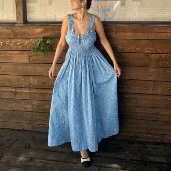 doen emmaretta dress blue Royal Blue Sequin Long Sexy Sparkly Prom Dress Gown Low Back Evening Dress main image 1